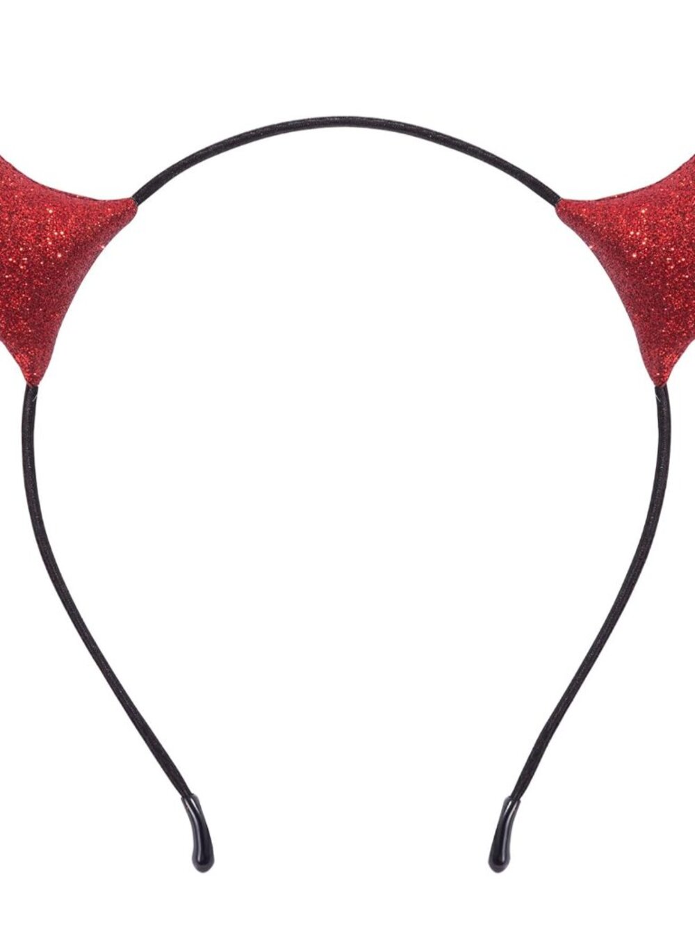 Glitter Devil Horns Headband Sparkly Halloween Devil Ears Headband Cute Sexy Hai